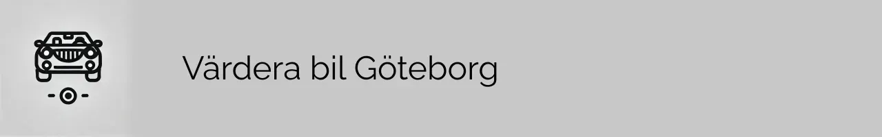 Värdera bil Göteborg